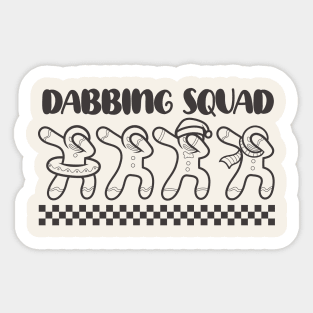 Dabbing Squad Sticker